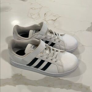Adidas White and Black Sneakers Classic Design